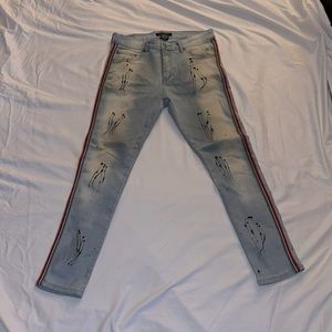 M Society mens jeans size 34 w 30 l